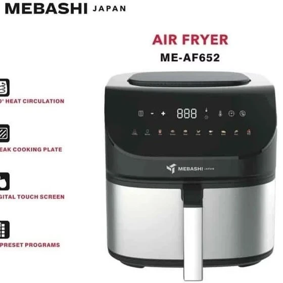 سرخ کن بدون روغن مباشی 652 ظرفیت ۷ لیتر+10برنامه