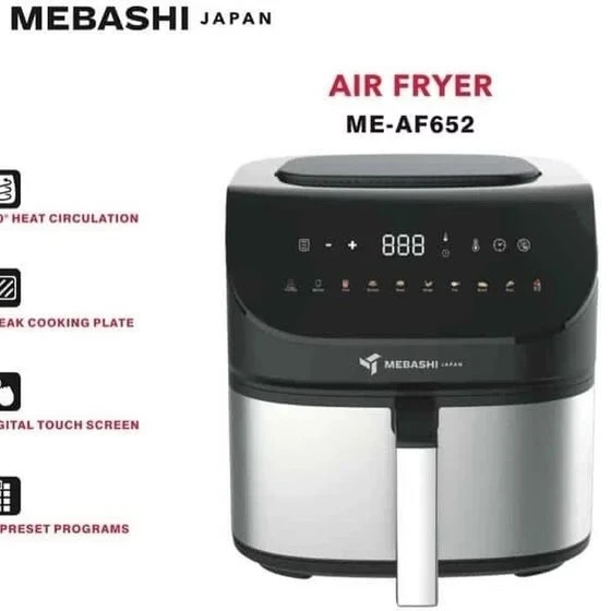 سرخ کن بدون روغن مباشی 652 ظرفیت ۷ لیتر+10برنامه