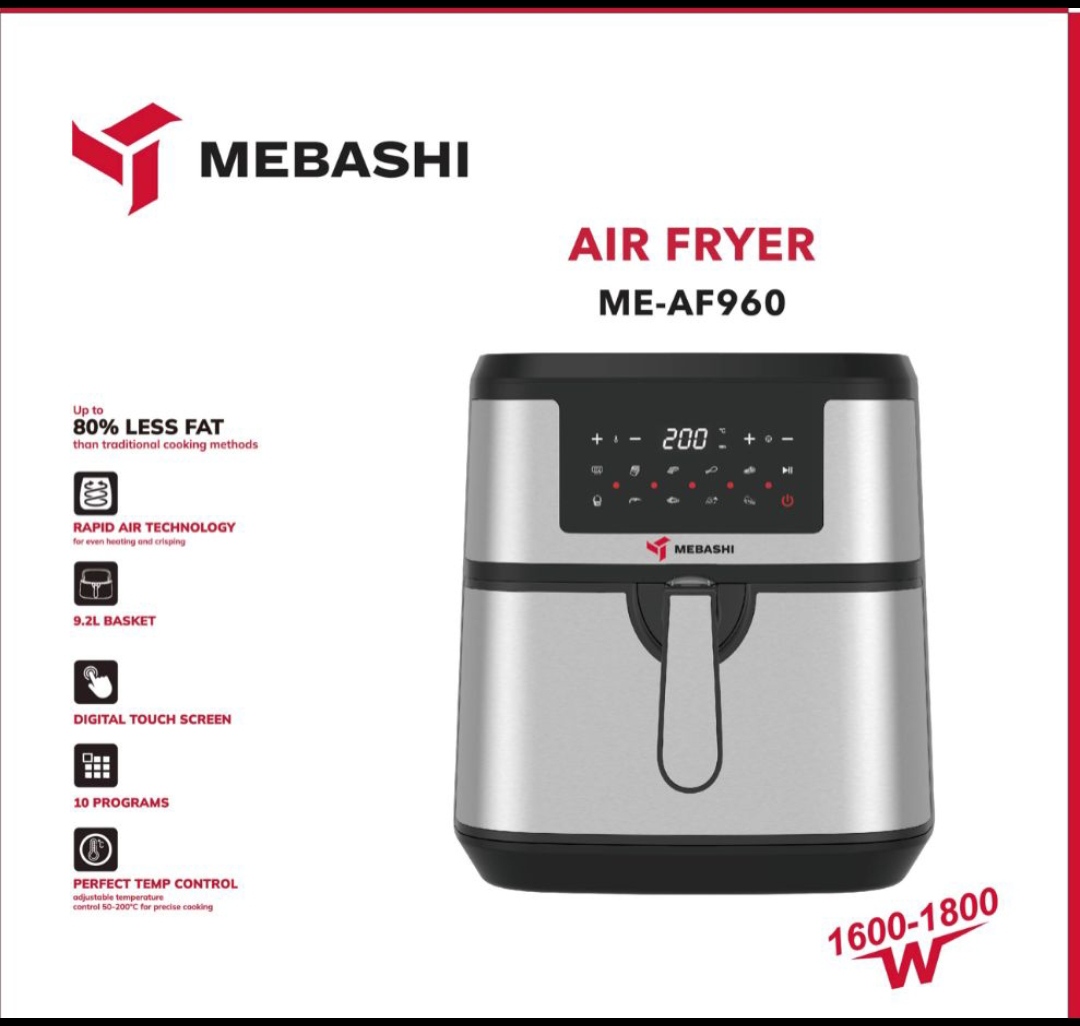 سرخ کن بدون روغن مباشی مدلME-AF960 دوالمنت