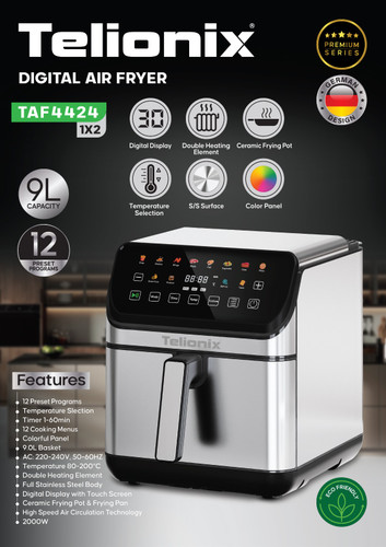 سرخ کن بدون روغن تیلیونیکسمدل TAF4424 2 المنت